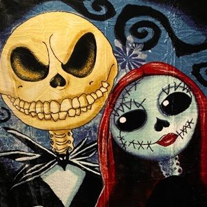 NEW! Jack and Sally Blanket